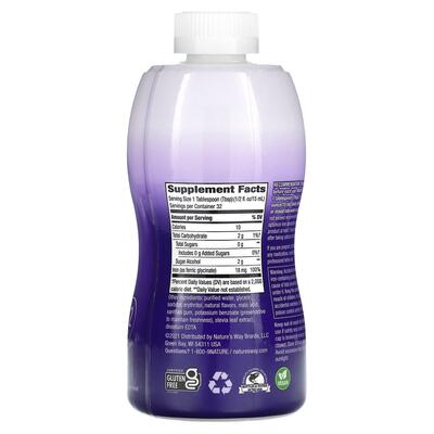 Залізо рідке Nature's Way Iron смак ягід, 480 мл