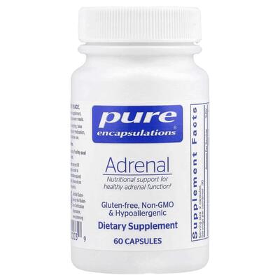 Поддержка здоровой функции надпочечников Pure Encapsulations Adrenal, 60 капсул