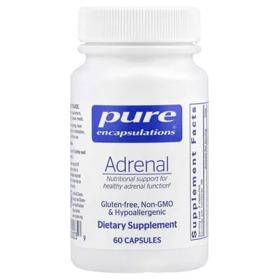 Підтримка здорової функції надниркових залоз Pure Encapsulations Adrenal, 60 капсул
