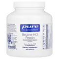 Бетаїну гідрохлорид + пепсин Pure Encapsulations Betaine HCL + Pepsin, 250 капсул