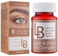 Комплекс масел LB Lash & Brow Oil Complex по уходу за ресницами и бровями, капсулы, 20 шт