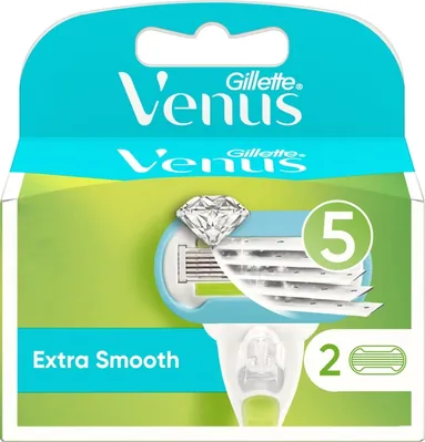 Картриджі змінні для гоління (леза) Venus 5 Extra Smooth Embrace, 2 шт