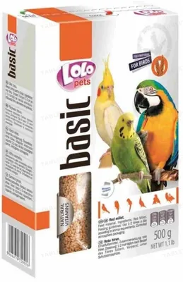 Просо червоне для птахів Lolo Pets, 500 г