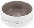 Миска для собак Trixie 25054 Pets Home керамічна, кремова/бежева 0,8 л/16 cм