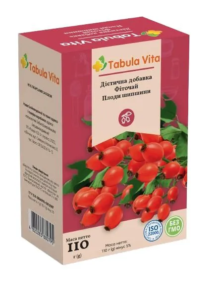 Фіточай Tabula Vita шипшини плоди по 110 г у пач.