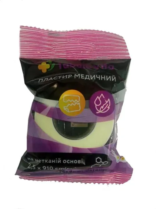 Пластир Tabula Vita на нетканій основі, 2,5 см х 910 см