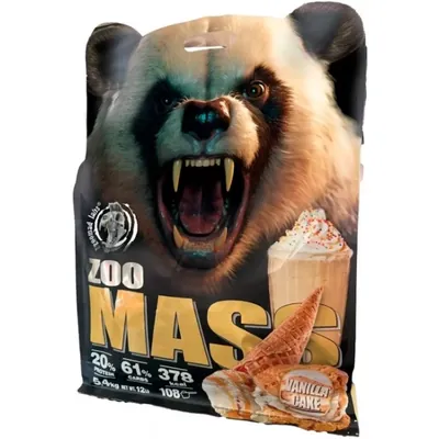 Гейнер Zoomad Labs Gainer Zoomass ванільний торт, 5,4 кг