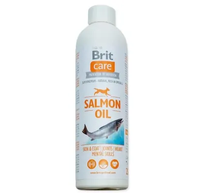 Олія лосося Brit Care Salmon Oil для шкіри та шерсті собак всіх вікових груп, 250 мл