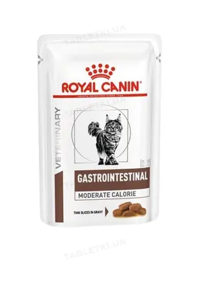 Корм вологий Royal Canin Gastro-Intestinal Feline Pouches для дорослих котів з порушеннями роботи травної системи, 100 г