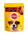 Корм вологий для дорослих собак Pedigree з яловичиною та ягням у соусі, 100 г