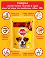 Корм вологий для дорослих собак Pedigree з яловичиною та ягням у соусі, 100 г