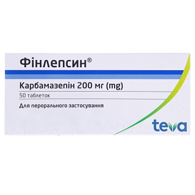 Финлепсин таблетки по 200 мг №50 (10х5)