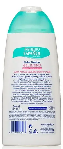 Гель для інтимної гігієни Instituto Espanol Pieles Atopicas для атопічної шкіри, 300 мл