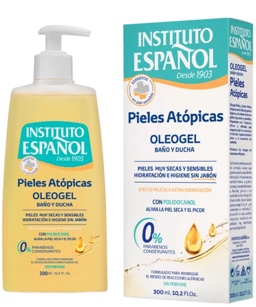 Гель для душу Instituto Espanol Pieles Atopicas олійний для атопічної шкіри, 300 мл