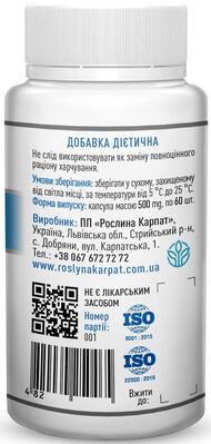 Кальцимин Рослина Карпат капсулы по 500 мг №60