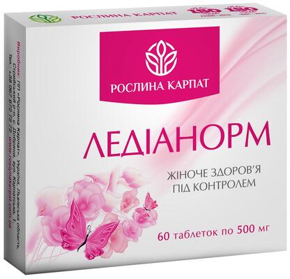 Ледианорм Рослина Карпат таблетки по 500 мг №60