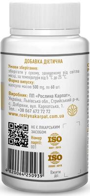 Лецитин Р.К. Рослина Карпат капсулы по 500 мг №60