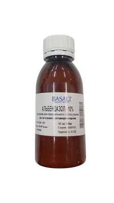 Альбендазол (ДЛЯ ТВАРИН) 10% антигельмінтик, 100 мл