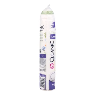 Ватні диски Cleanic Naturals Linen круглі, 90 штук