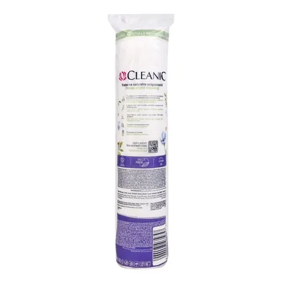 Ватні диски Cleanic Naturals Linen круглі, 90 штук