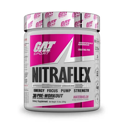 Передтренувальний комплекс GAT sport Nitraflex кавун, 294 г
