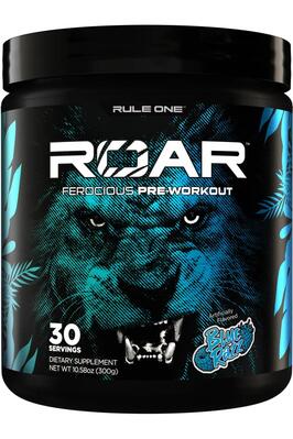 Предтренировочный комплекс R1 (Rule One) Roar голубая малина, 300 г