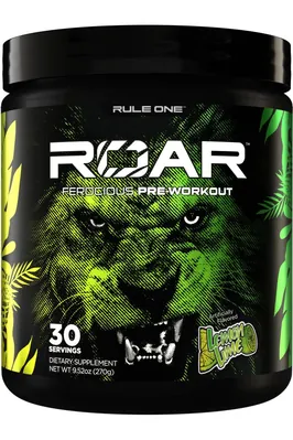 Передтренувальний комплекс Rule One Roar Ferocious Pre-Workout, лимон-лайм, 270 г