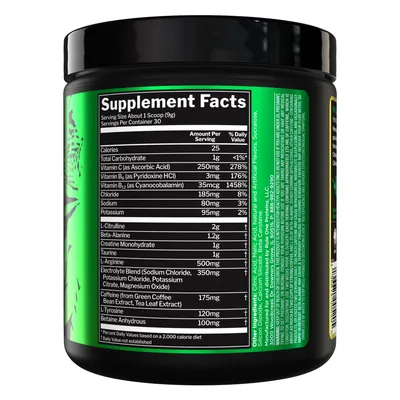 Передтренувальний комплекс Rule One Roar Ferocious Pre-Workout, лимон-лайм, 270 г