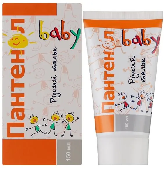Тальк рідкий Panthenol Baby Пантенол Бейбі дитячий, 150 мл