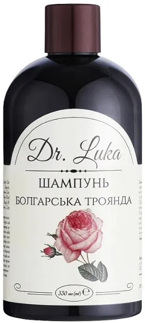 Шампунь Dr.Luka Болгарська троянда, 330 мл