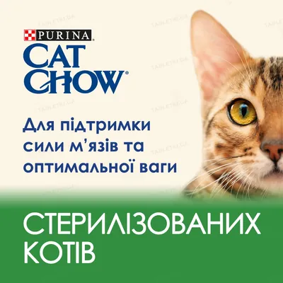 Корм сухий для кішок Purina Cat Chow Sterilised з індичкою, 15 кг