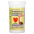 Пробиотики с молозивом ChildLife Probiotics with Colostrum ягодный вкус, 92 жевательных таблеток