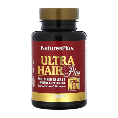 Комплекс для роста и оздоровления волос для мужчин и женщин Nature's Plus Ultra Hair For Men & Women, 60 таблеток