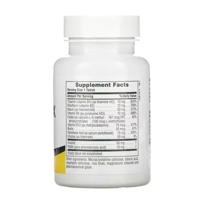 Вітаміни В-комплекс з рисовими висівками Nature's Plus B-Complex with Rice Bran, 90 таблеток