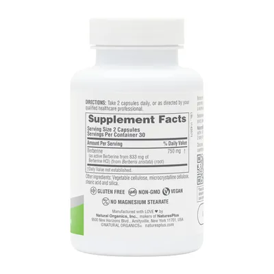 Берберин Nature's Plus Pro Berberine 750, 60 капсул