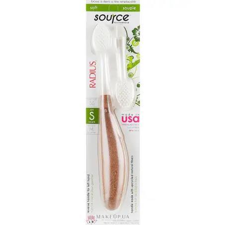 Зубная щетка Radius Сорс Sourse Toothbrush, мягкая, конопля