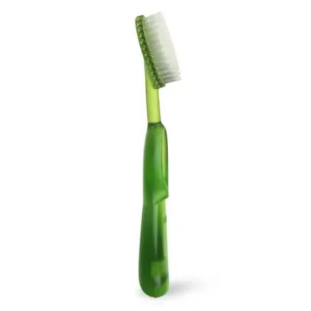 Зубна щітка Radius Big Brush Original Left hand для шульги, м'яка, світло-зелена