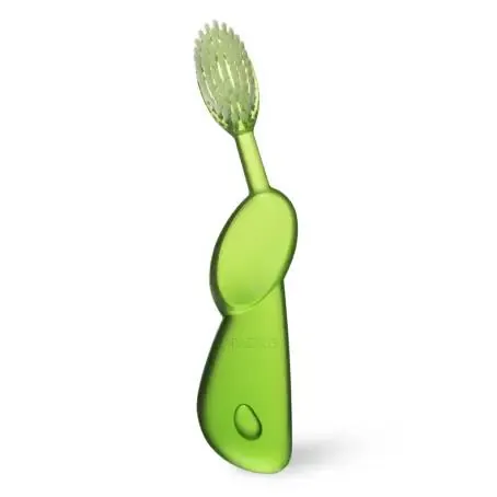 Зубна щітка Radius Big Brush Original Left hand для шульги, м'яка, світло-зелена