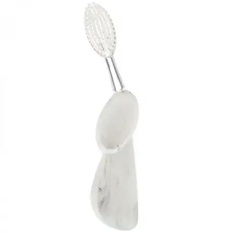 Зубна щітка Radius Big Brush Original Left hand для шульги, м'яка, білий мармур