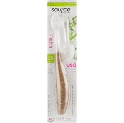 Зубна щітка Radius Сорс Sourse Toothbrush, супер м'яка, крохмаль