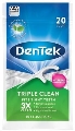 Флосс-зубочистки DenTek Triple Clean Тройная очистка, 20 штук