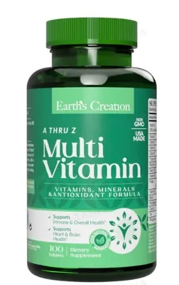 Мультивітамін Earth's Creation Multivitamin (A thru Z), 100 таблеток