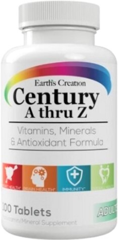 Мультивітамін Earth's Creation Multivitamin (A thru Z), 100 таблеток