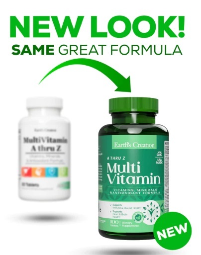 Мультивітамін Earth's Creation Multivitamin (A thru Z), 100 таблеток