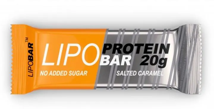 Батончик протеїновий Lipobar Protein Bar солона карамель, 50 г