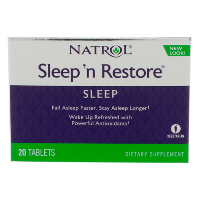 Здоровый сон Natrol Sleep'n Restore, 20 таблеток