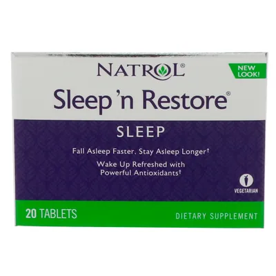 Здоровий сон Natrol Sleep 'n Restore, 20 таблеток