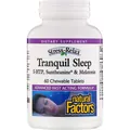 Здоровий сон Natural Factors Stress-Relax Tranquil Sleep, 60 жувальних таблеток
