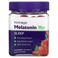 Мелатонин Natrol Melatonin 10 mg Strawberry Flavor, 90 жевательных конфет