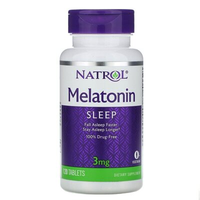 Мелатонин Natrol Melatonin 3 мг, 120 таблеток